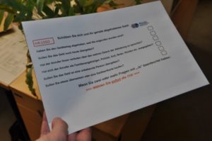 Briefumschlag Rückseite