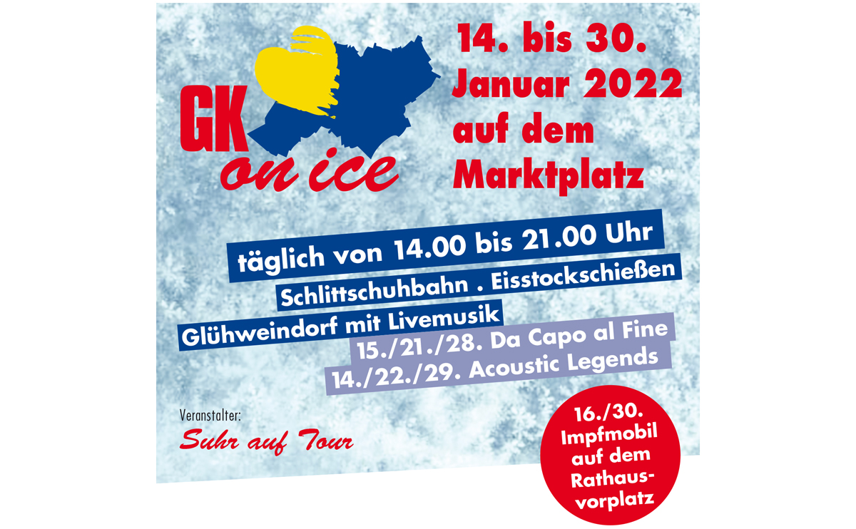 Plakat GK on ice low
