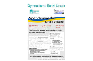 Spendenwoche vom 14. bis 19. März