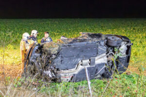 Schwerer Unfall zwischen Boscheln und Baesweiler – Straße bis gegen 23 Uhr gesperrt