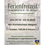 Flyer Ferienfahrt