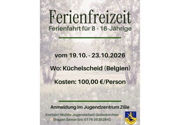 Flyer Ferienfahrt