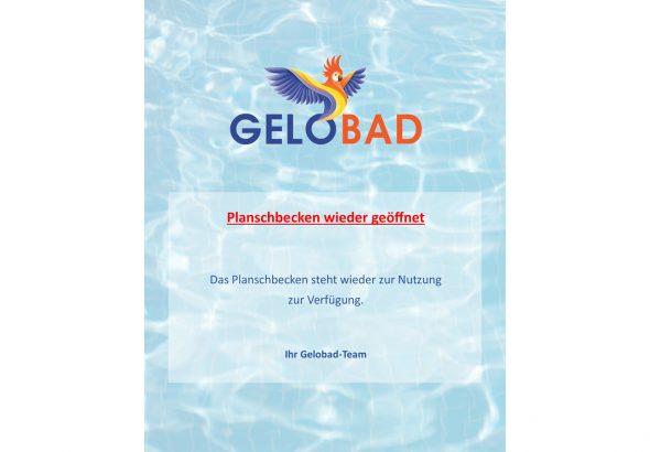 Freigabe Planschbecken